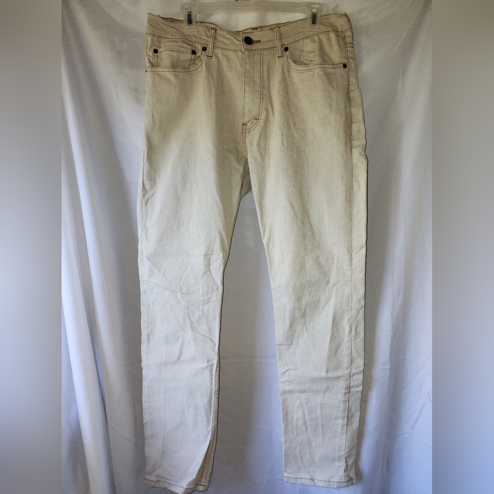 MTailor- Mens size 36- Tan Jeans/Denim- Like New